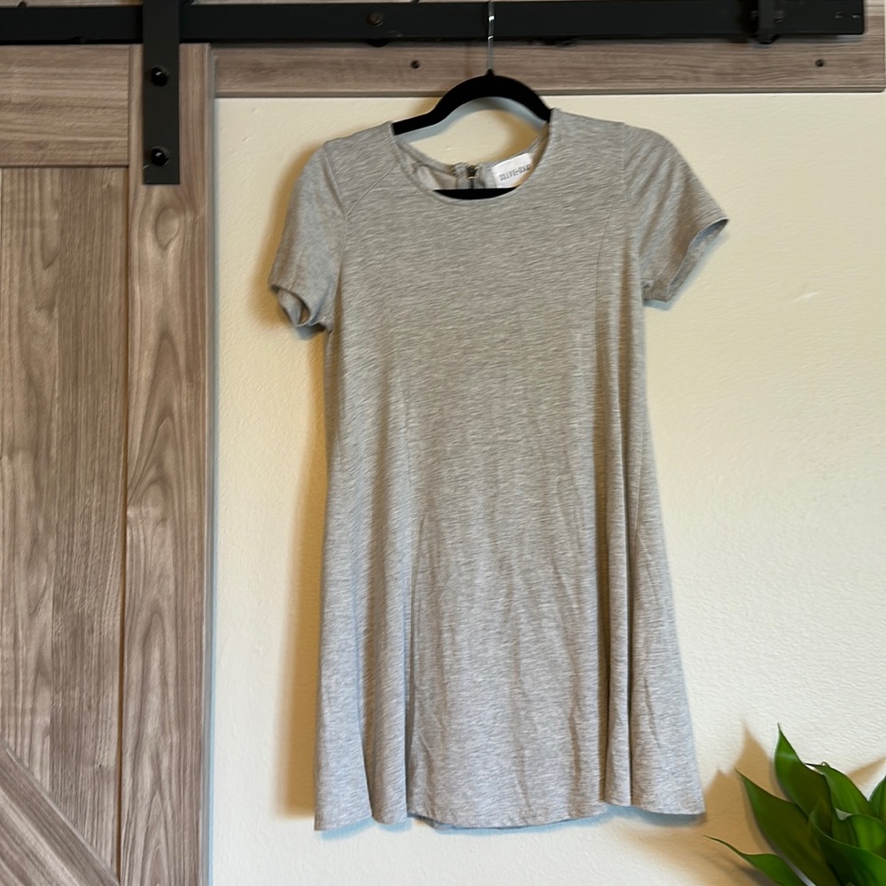 Olive + oak, gray dress, size small